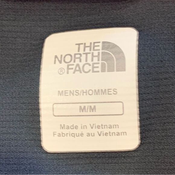 The North Face Mens Red Track Jacket Stretch Knit 1/2 Zip Pull Over Size Medium - Picture 8 of 12